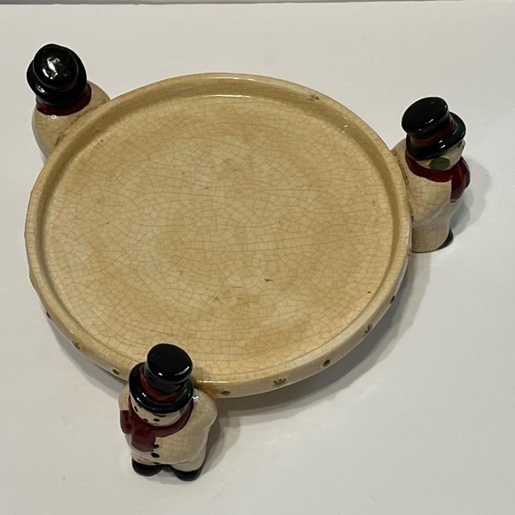 Enesco Snowman Ceramic Cake Stand - Picture 3 of 11